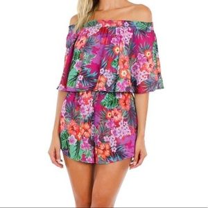 Show me your MuMu Floral off the shoulder romper